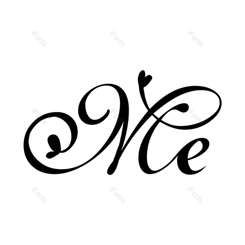 元素图片,黑白元素,字母PNG,英文免抠素材